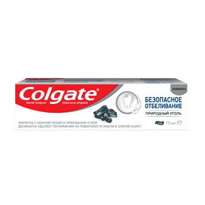 Colgate® Безопасное Отбеливание Природный Уголь